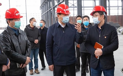 浦江縣委書記程天云調(diào)研杭機(jī)浦江建設(shè)項目復(fù)工情況